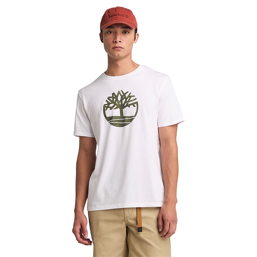 Kennebec River Camo t-shirt manica corta da uomo Timberland | TB0A6DTS100